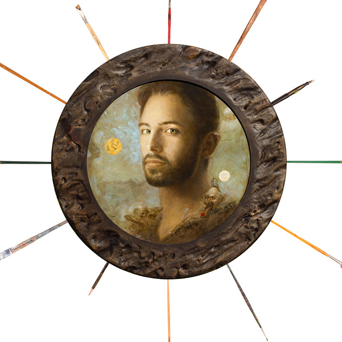 Making of: Self-Portrait Painting & Custom Frame